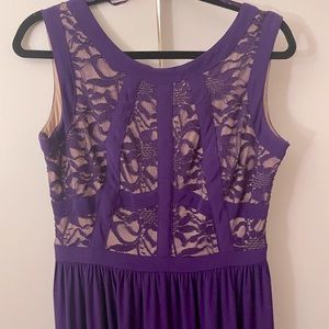 Long Plum Formal Dress